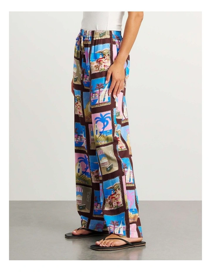 Panorama Relaxed Pant in Red image 3