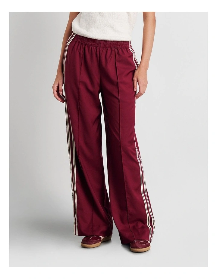 Gia Pull On Pant in Wine image 1