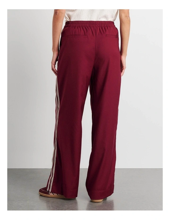 Gia Pull On Pant in Wine image 2
