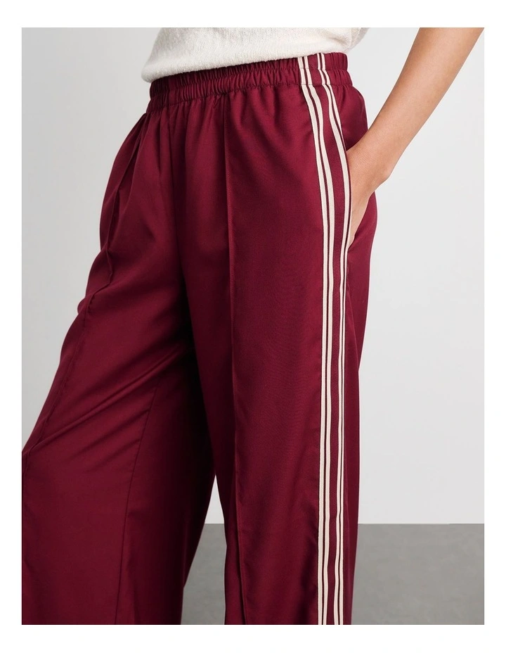 Gia Pull On Pant in Wine image 4