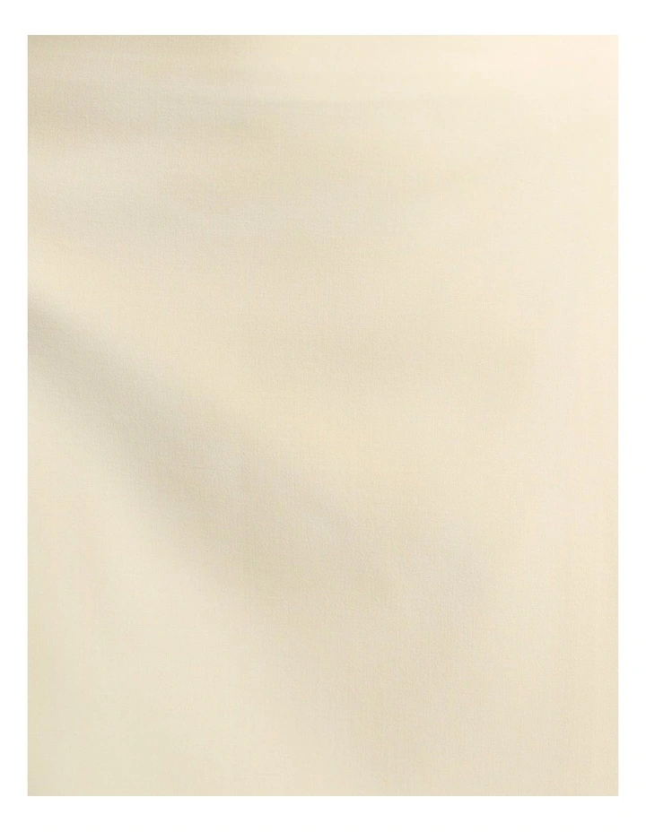 Gia Wrap Mini Skirt in Pale Lemon image 7