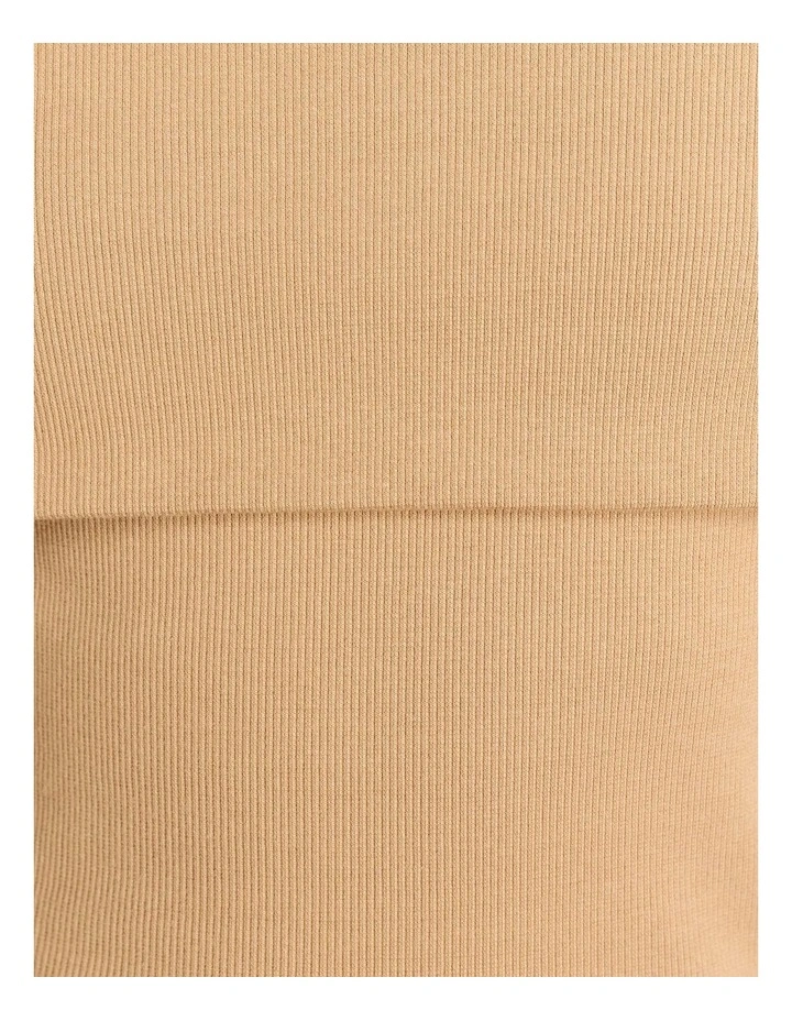 Harlowe Off Shoulder Top in Coffee image 7