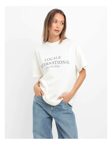 RB x Locale Oversized Tee in Blue