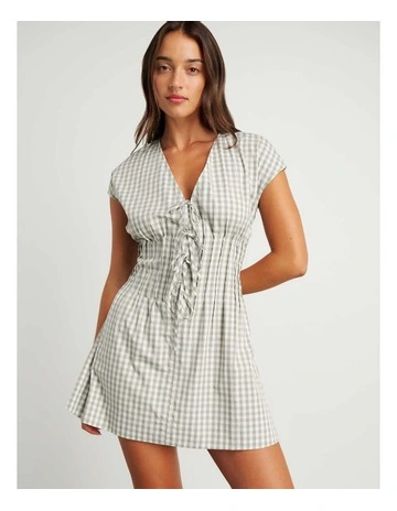 Poppy Gingham Mini Dress