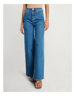 Sofia Marine Jeans in Blue Wash