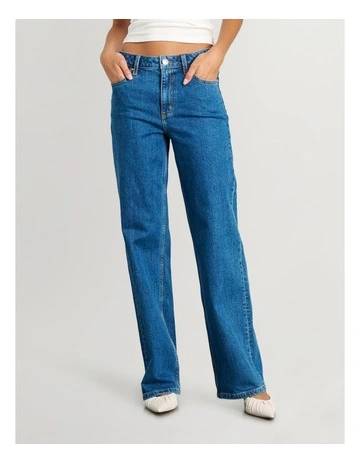 Billie Wide Leg Jean in Blue