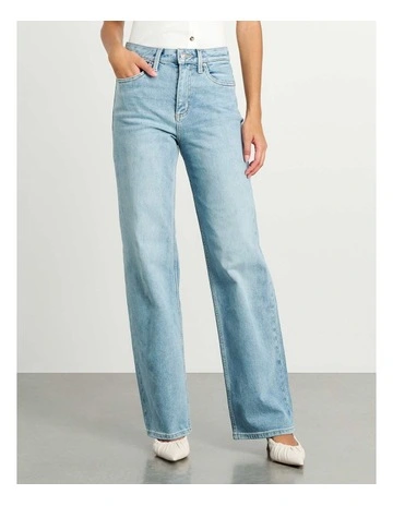 Billie Wide Leg Jean in Blue