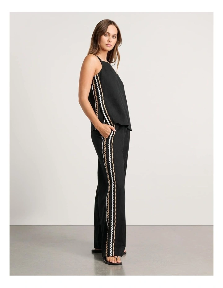 Liv Wide Leg Pant in Black image 7