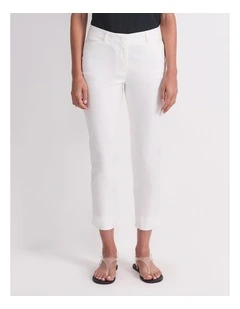 Venus Capri Pant in White