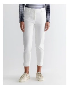 Venus Capri Pant in White