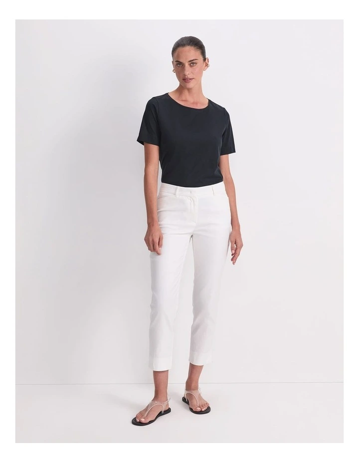 Venus Capri Pant in White image 4