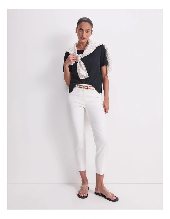 Venus Capri Pant in White image 5
