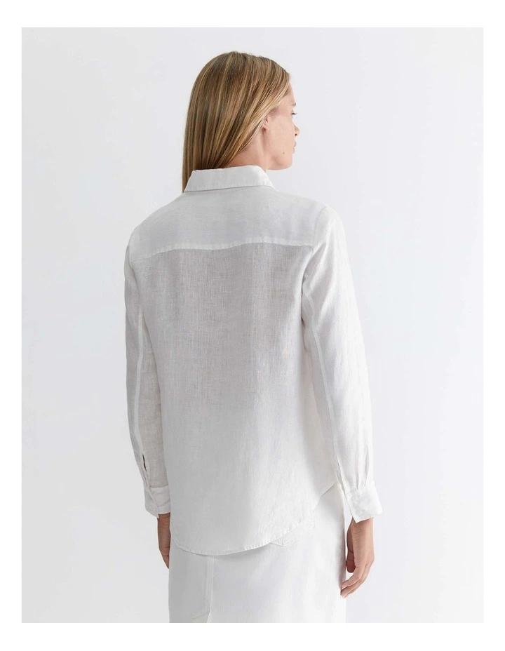 Dahlia Long Sleeve Linen Shirt image 2