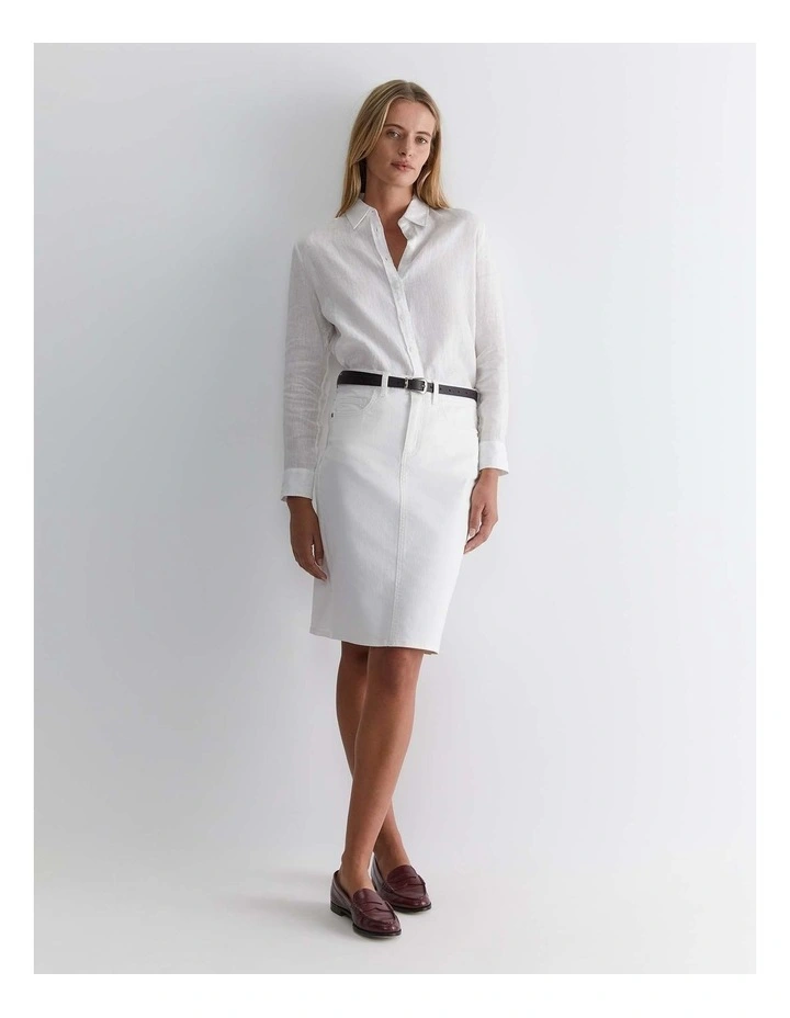 Dahlia Long Sleeve Linen Shirt image 4