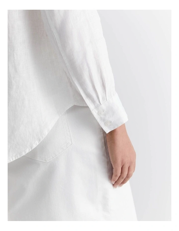 Dahlia Long Sleeve Linen Shirt image 6