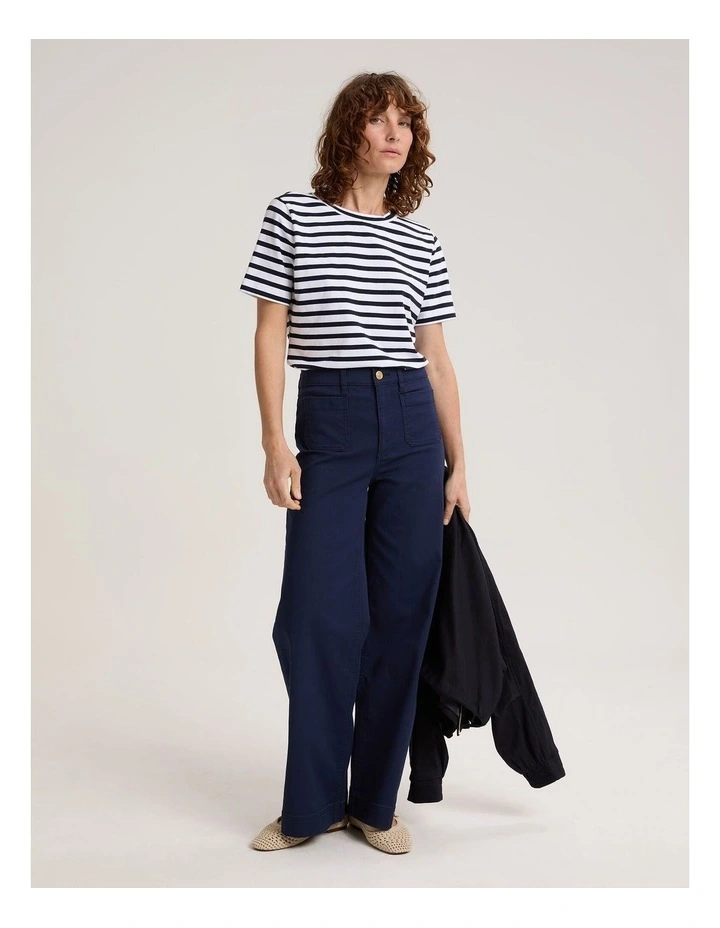 Perfect Tee in Navy image 3