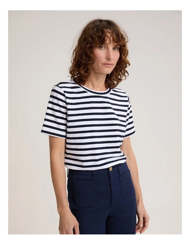 Perfect Tee in Navy image 4