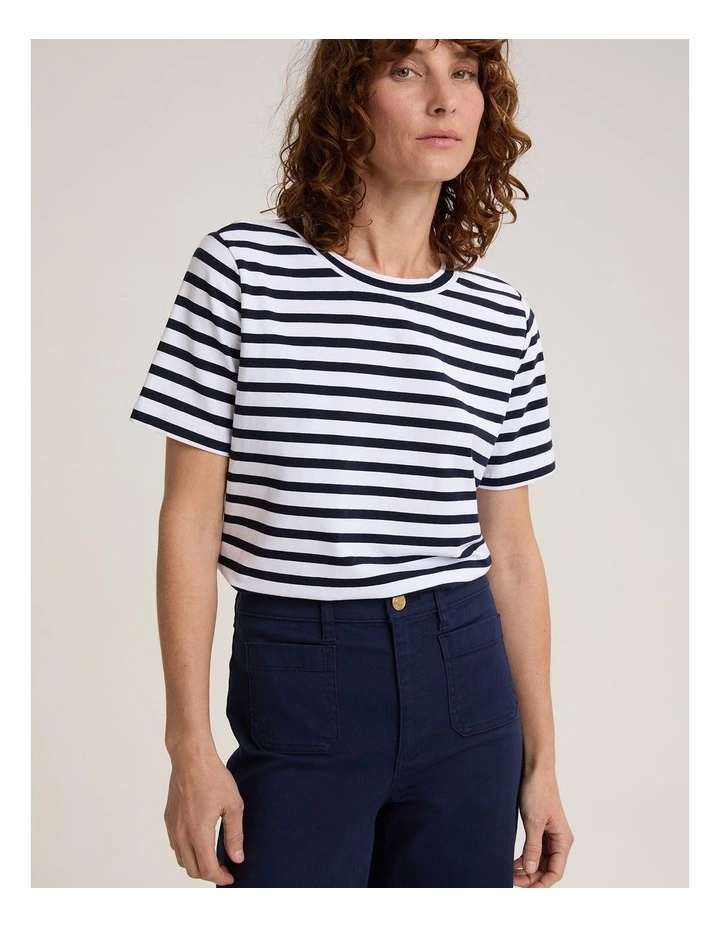 Perfect Tee in Navy image 5