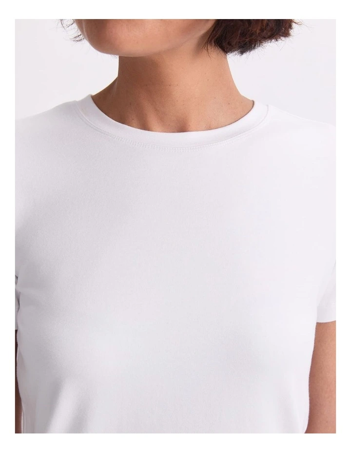 Perfect Tee in White image 7