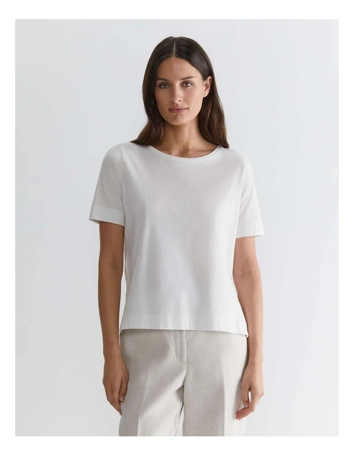 Mercerised Short Sleeve Tee image 1