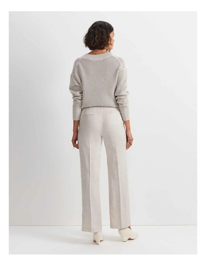 Freya Straight Linen Pant image 5