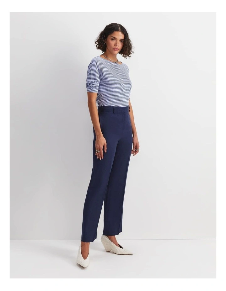 Freya Straight Linen Pant image 3