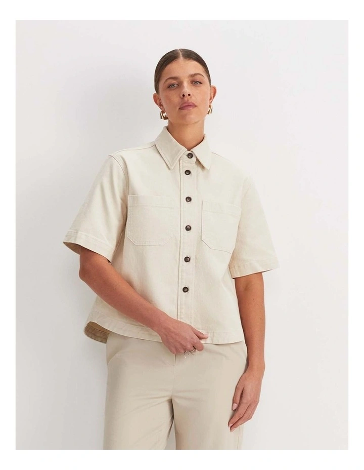 Allegra Shirt in Cream image 1