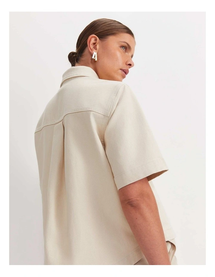 Allegra Shirt in Cream image 5
