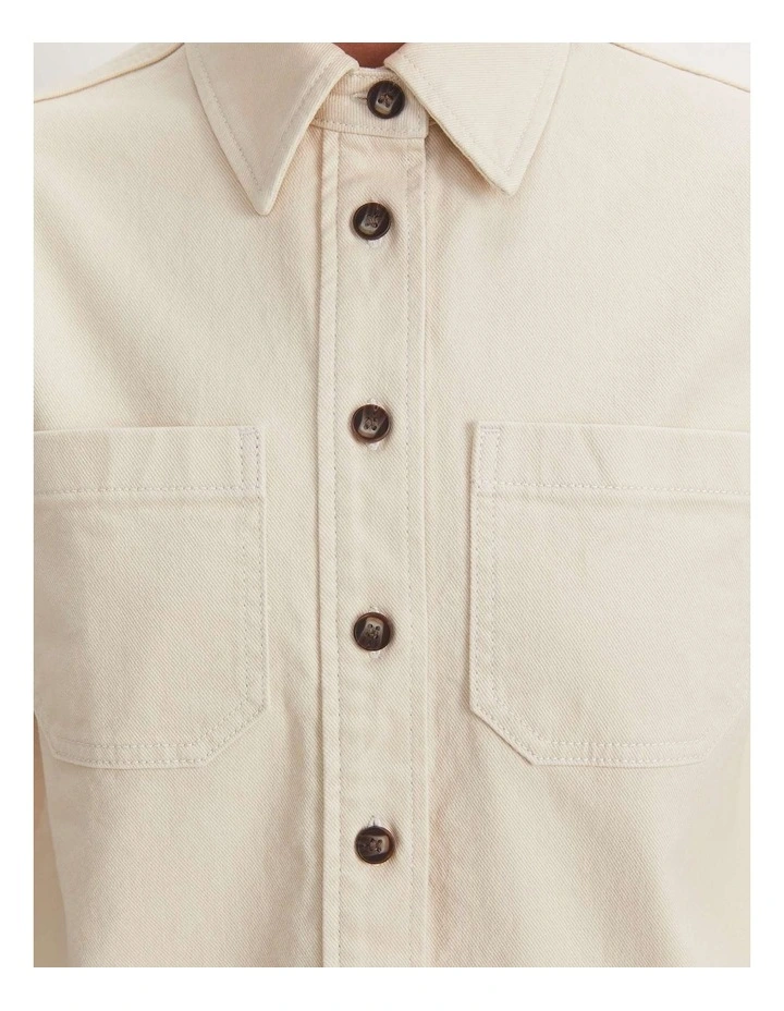 Allegra Shirt in Cream image 6
