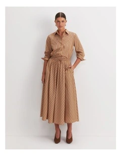 Gina Stripe Maxi Skirt