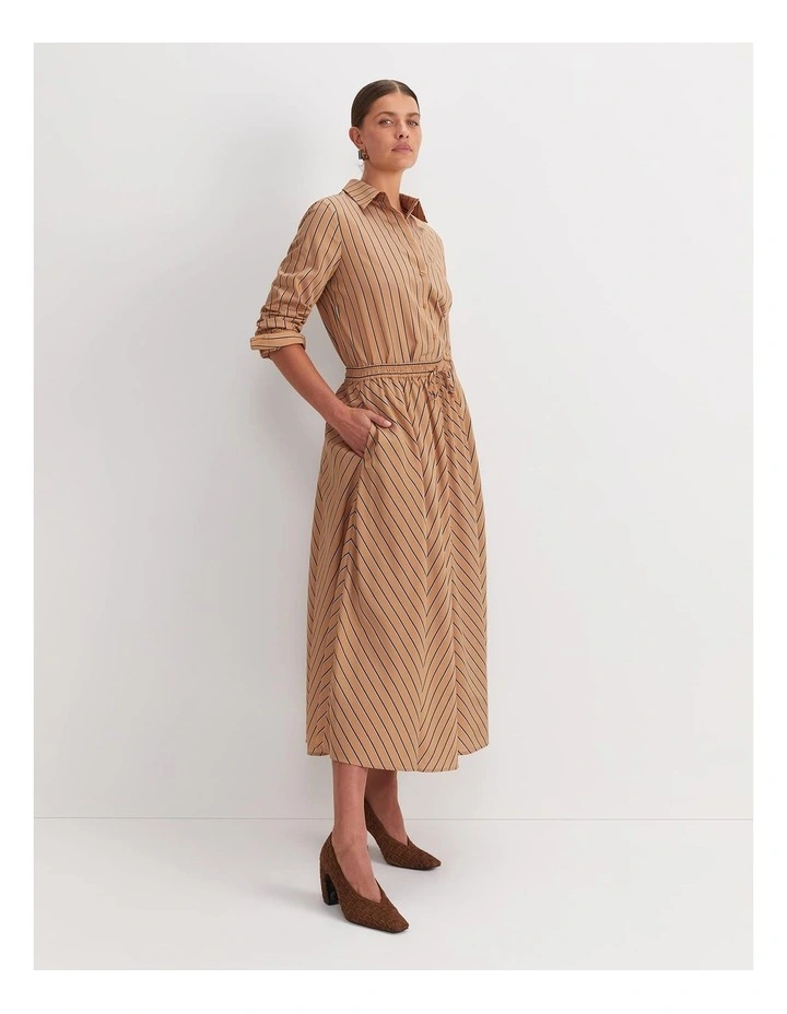 Gina Stripe Maxi Skirt image 3