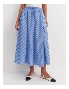 Gina Stripe Maxi Skirt