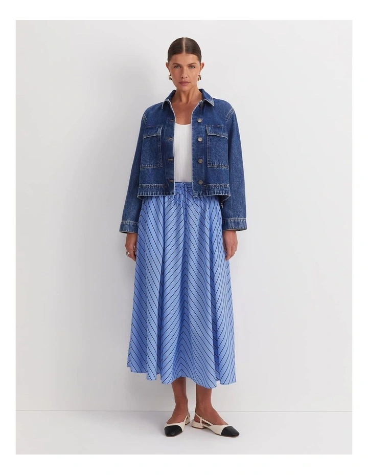 Gina Stripe Maxi Skirt image 3