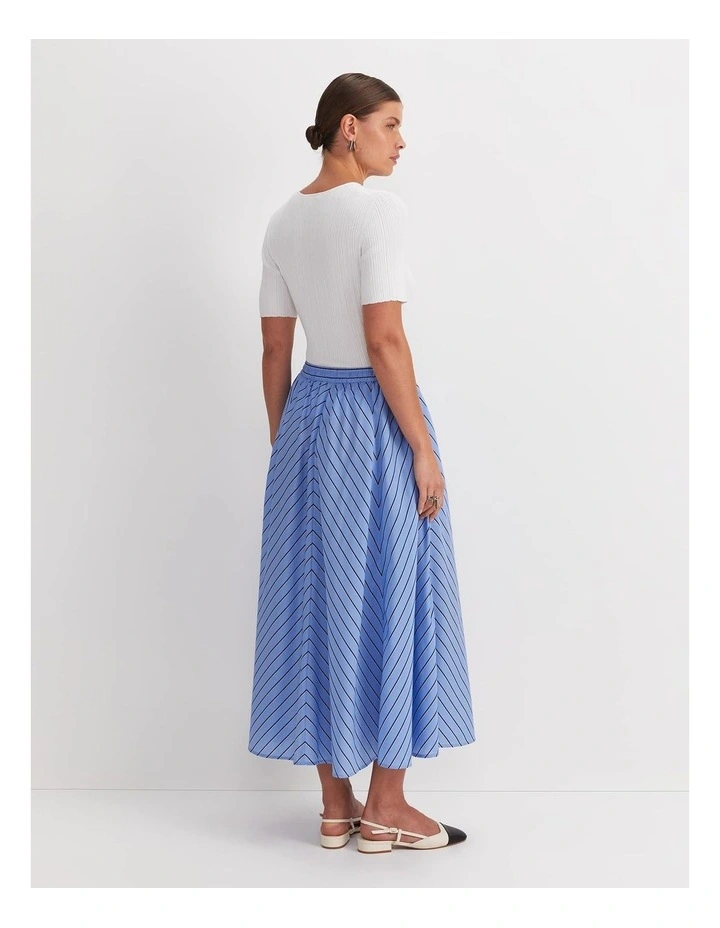 Gina Stripe Maxi Skirt image 4
