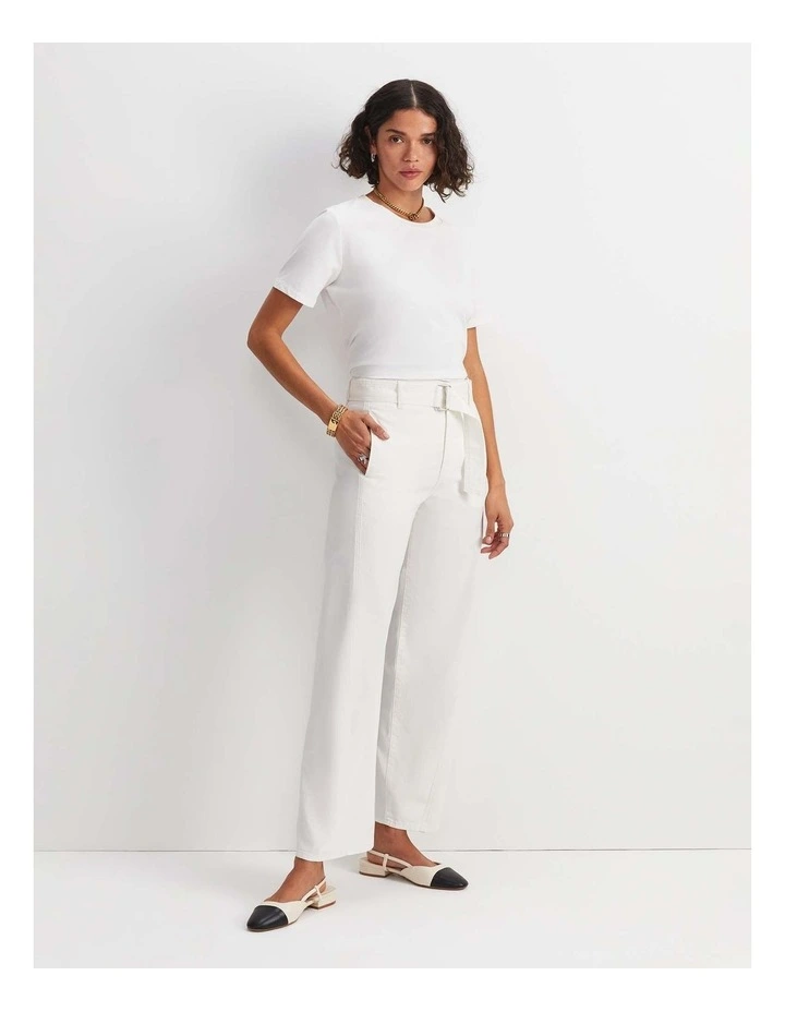 Montana Wide Leg Belted Jean image 2