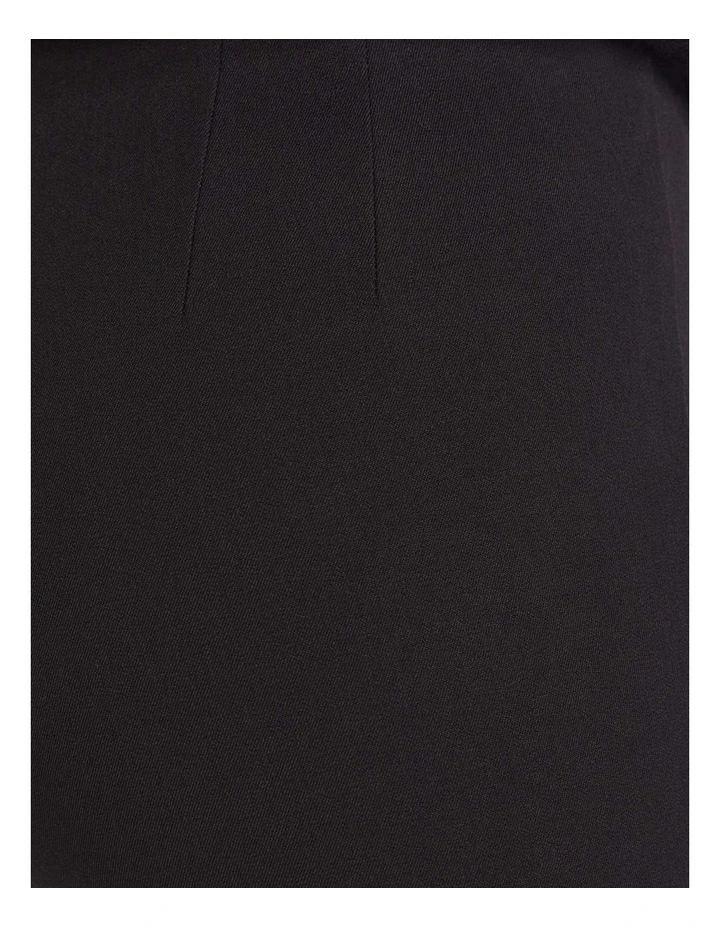 Felicity Flat Front Slim Pant in Black image 5