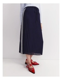 Lumi Pleated Midi Skirt