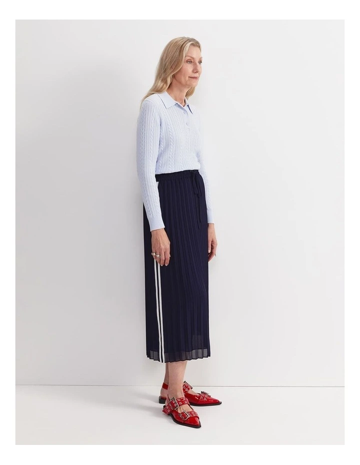 Lumi Pleated Midi Skirt image 3