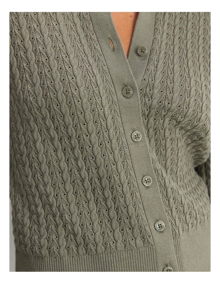 Elka Pointelle Cardigan image 5