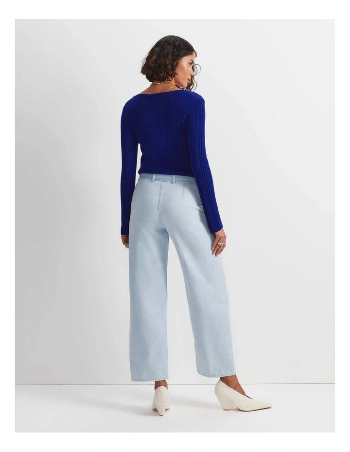 Montana Wide Leg Belted Jean image 4