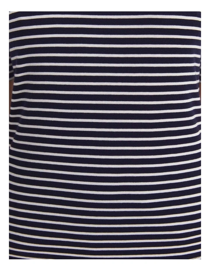Heidi Boat Neck Half Sleeve Tee image 4