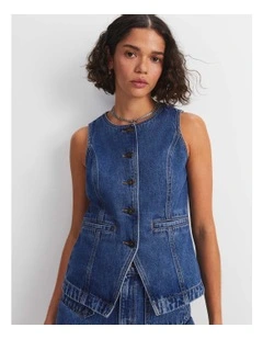 Allegra Denim Vest