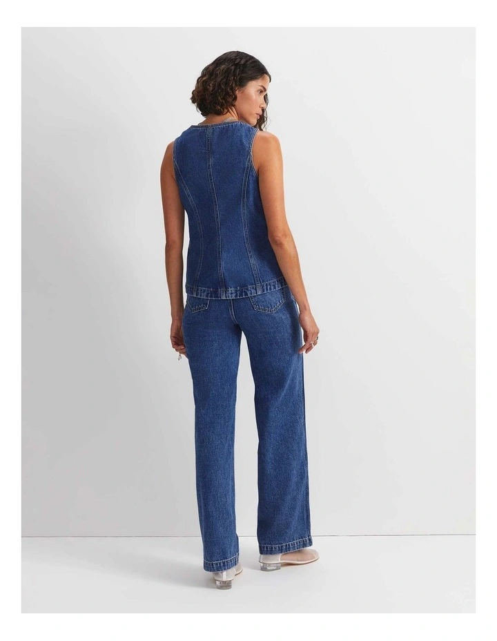 Allegra Denim Vest image 2