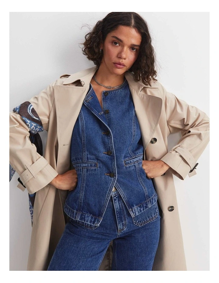 Allegra Denim Vest image 3