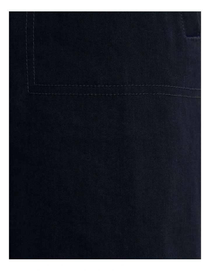 Rosa Linen Short in Classic Navy image 5