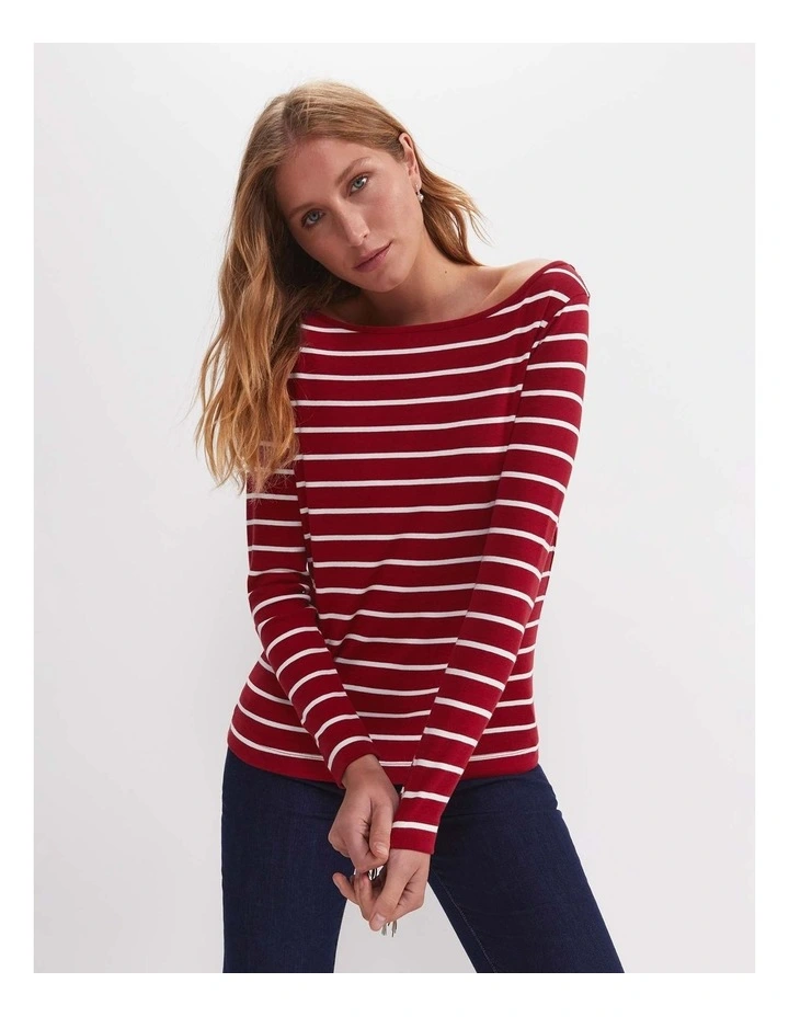Heidi Long Sleeve Rib Tee image 1