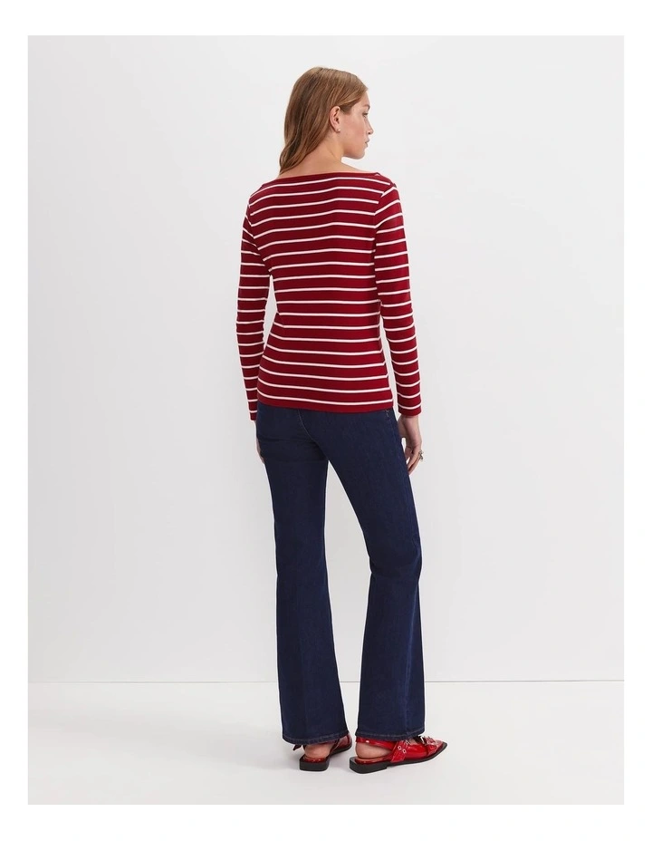 Heidi Long Sleeve Rib Tee image 2