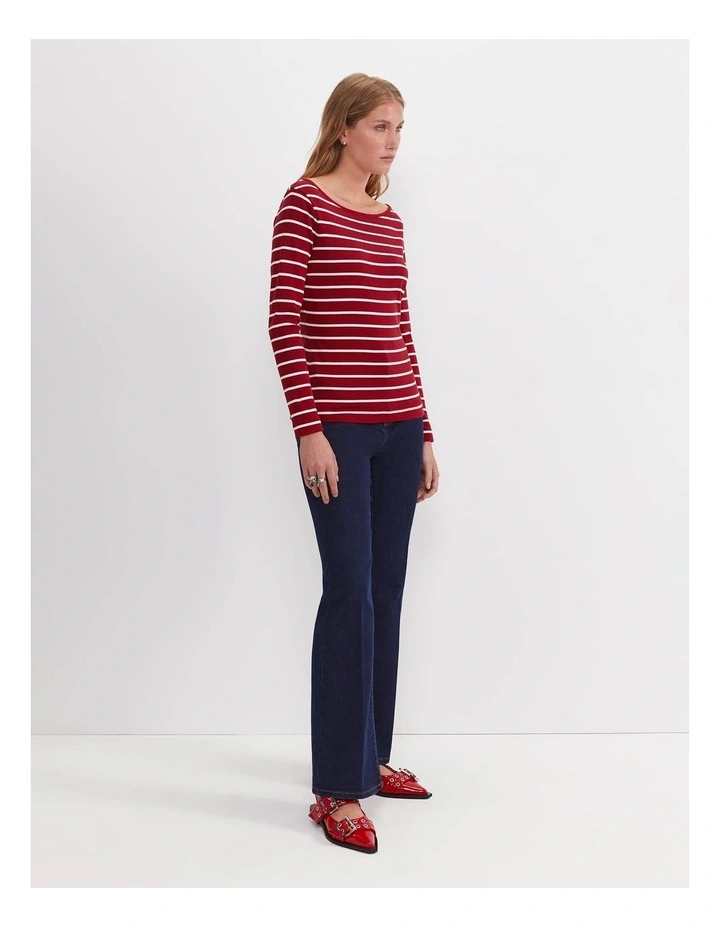 Heidi Long Sleeve Rib Tee image 3