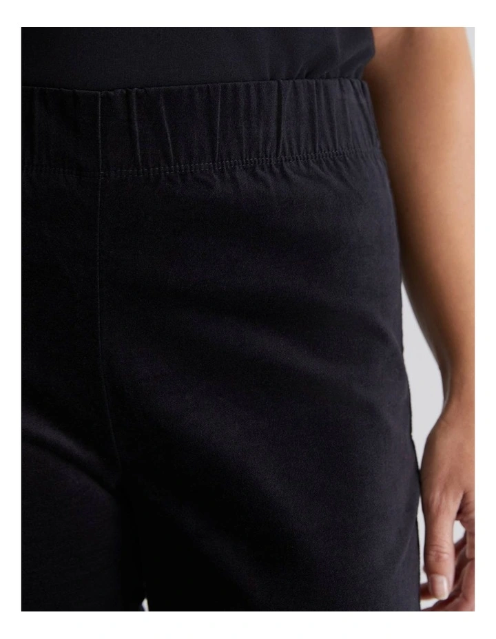 Felicity Velvet Pull On Pant in Black image 5