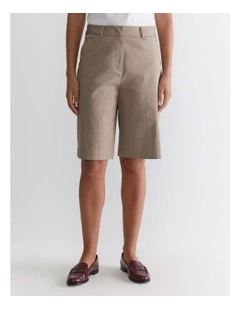 Evie Bermuda Shorts in Cappuccino